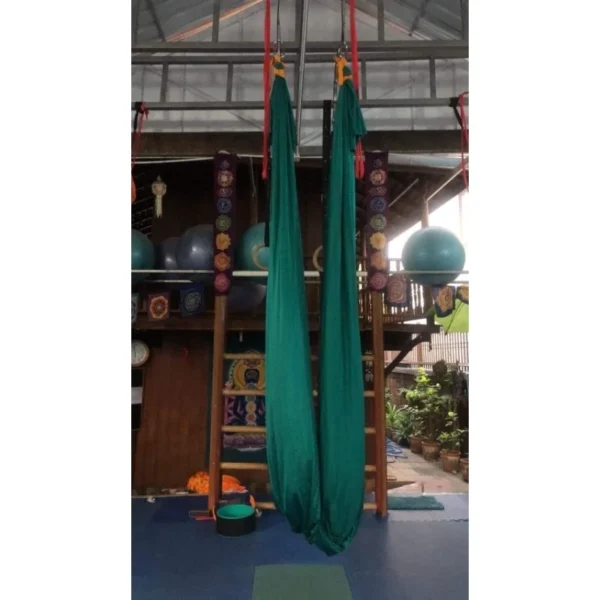 เปลผ้าแฮมมอร์ก โยคะฟลาย จากอเมริกา ครบเซต (Hammock Set yoga fly)